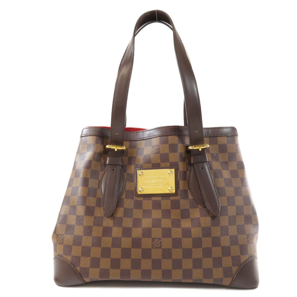 Louis Vuitton Hampstead Bag Ebene Damier Canvas Tote Brown - Picture 11 of 11